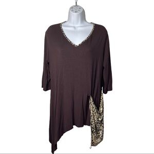 Inside Out Tunic Top